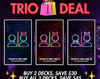 What&#39;s The Vibe? Vol. II Oracle Deck (54 Cards)
