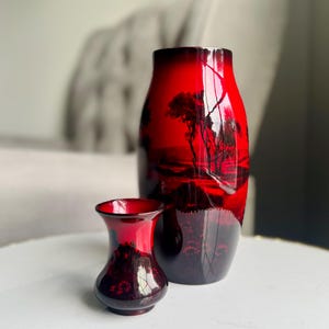 Royal Doulton Flambe Vase - Etsy