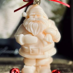 Individually Packaged Handmade Christmas Gift | Customizable | Santa Claus Christmas Soy Candle