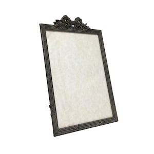 Vintage 5x7 inch (12.5 x 17.5cm) Metal Photo Frame, Ornate Portrait Photo Frame with Glass (#H1466)