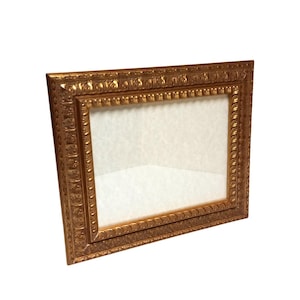 Gorgeous Solid Wood Gold Ornate Vintage Frame, Wall Hanging Frame for Artwork, Photos or Prints, with Glass (#H300)
