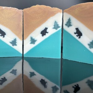 Amber Woods Cold Process Soap, All-natural, Artisan Designer Soap