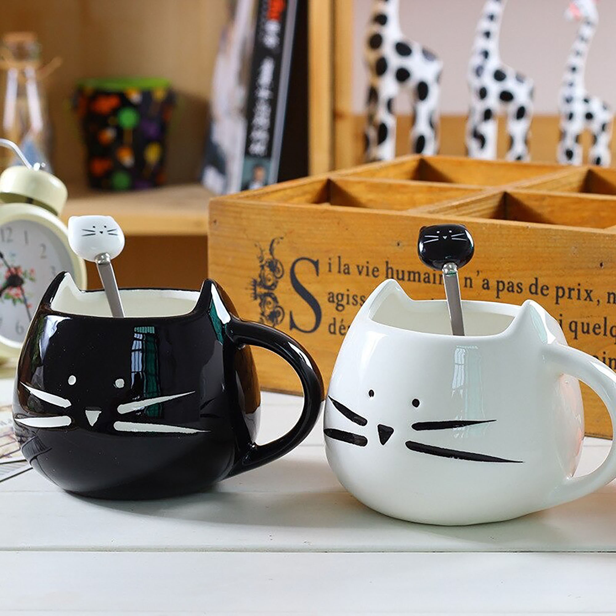 Tasse en Céramique Chat Mignon 400Ml