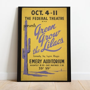 Cartel publicitario vintage, cartel de teatro vintage, cartel vintage, arte digital, arte de pared de galería, cartel retro, descarga digital