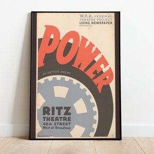 Cartel publicitario vintage, fotografía vintage, cartel de teatro, arte digital, arte de pared de galería, cartel retro, descarga digital
