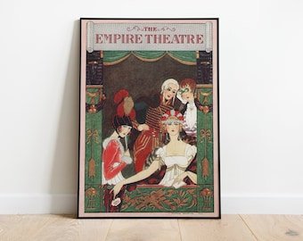 Vintage George Barbier Print, Art Deco Wall Art, Printable Wall Art, Vintage Art Poster, 1920s Art Print, Art Deco Print, Digital Art Print
