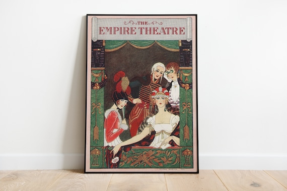 Vintage George Barbier Print, Art Deco Wall Art, Printable Wall Art, Vintage Art Poster, 1920s Art Print, Art Deco Print, Digital Art Print