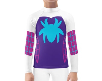 Ghost Spider Kids Rash Guard