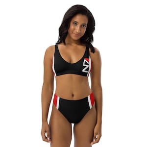 N7 Mass Effect Recycled High-waisted Bikini