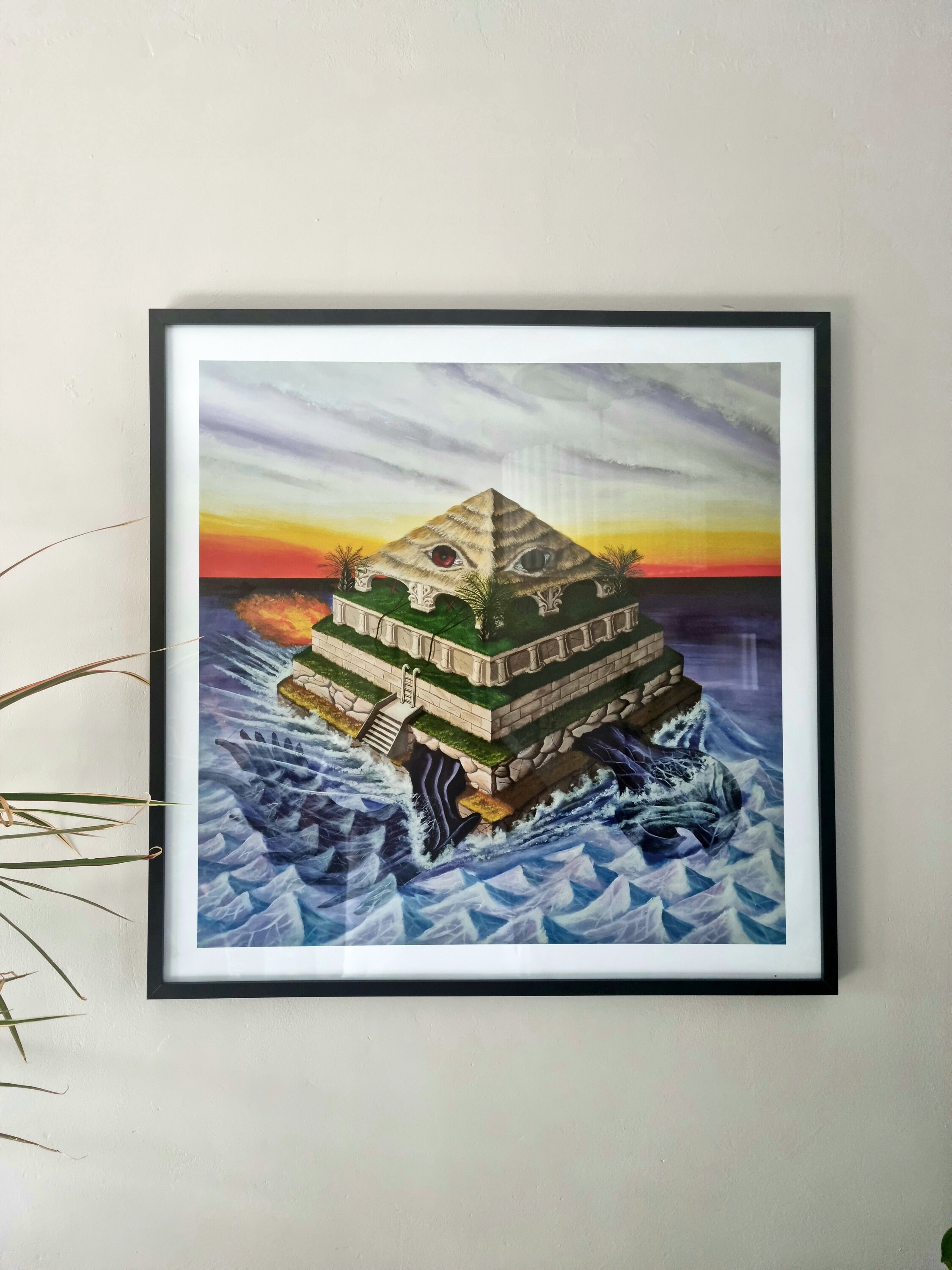 Art Print From Painting Babylon By C.mornet | Décor Mural Impression d'art