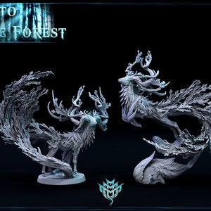 Thicket Stag | Mini Monster Mayhem | Tabletop RPG | Miniature | Resin Print