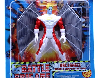X-Men Battle Brigarde Series Actionfigur Archangel (Wing-Flapping Action) von Toy Biz