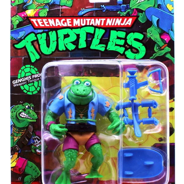 Teenage Mutant Ninja Turtles Retro Actionfigur "Genghis Frog"