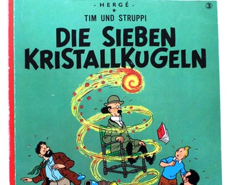 Tim und Struppi Comic Album Nr. 3: Die sieben Kristallkugeln (16. Auflage) von Carlsen