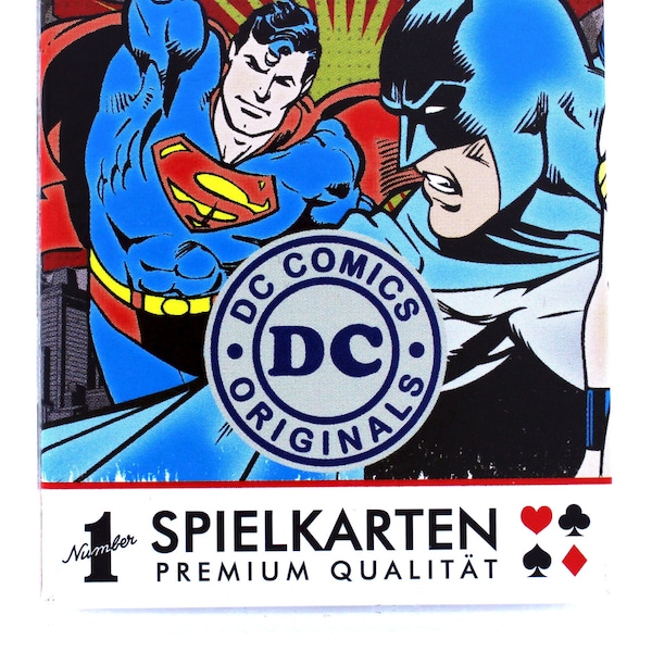 DC Comic Originals Spielkarten Premium Qualität (54 Spielkarten) von Winning Moves