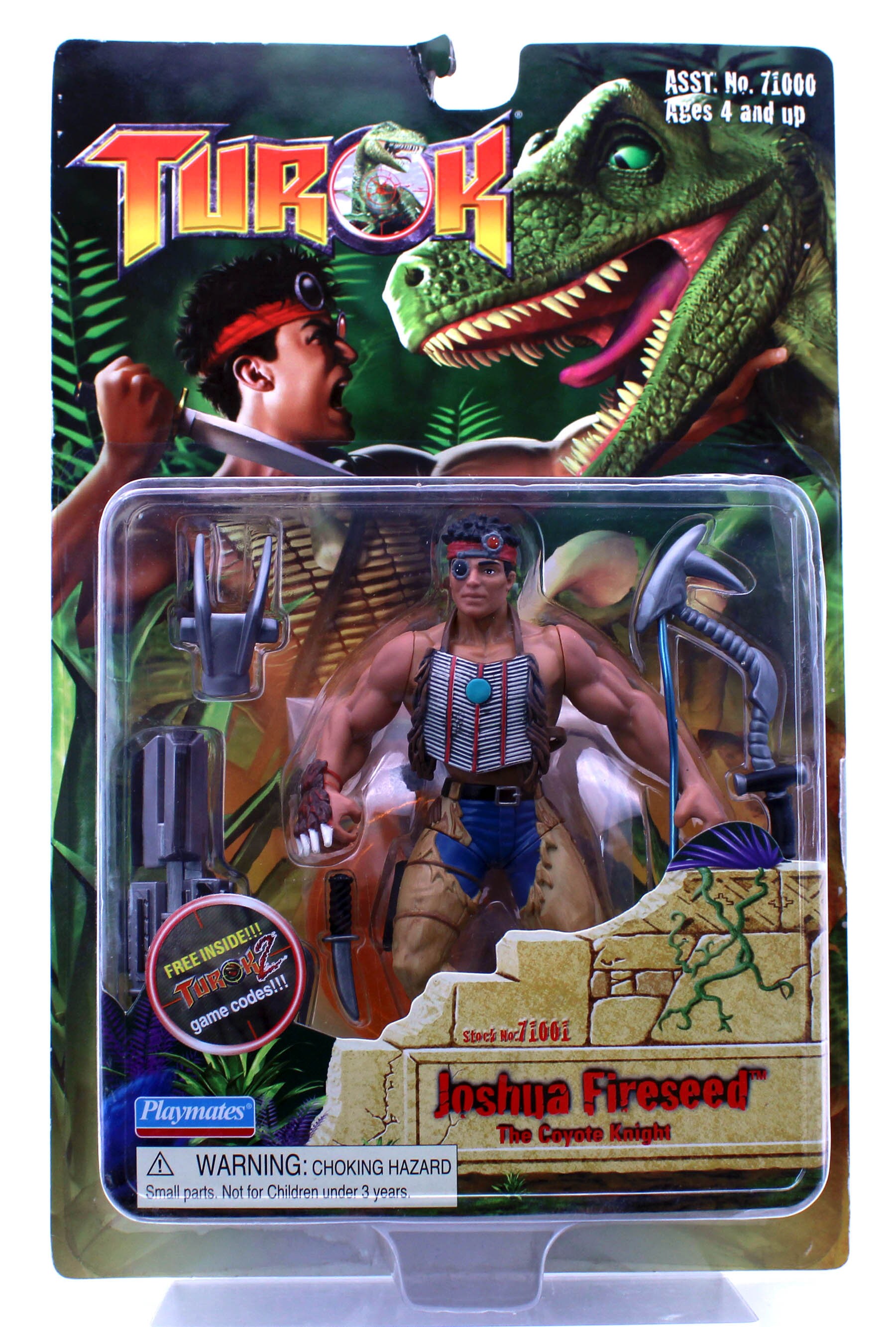 Turok Action Figure Joshua Fireseed From Playmates - Etsy