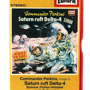 Commander Perkins MC Audio Cassette #5: Saturn Calling Delta-4 from Europa