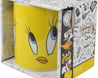 ルーニー・テューンズの磁器カップモチーフ「トゥイーティ」