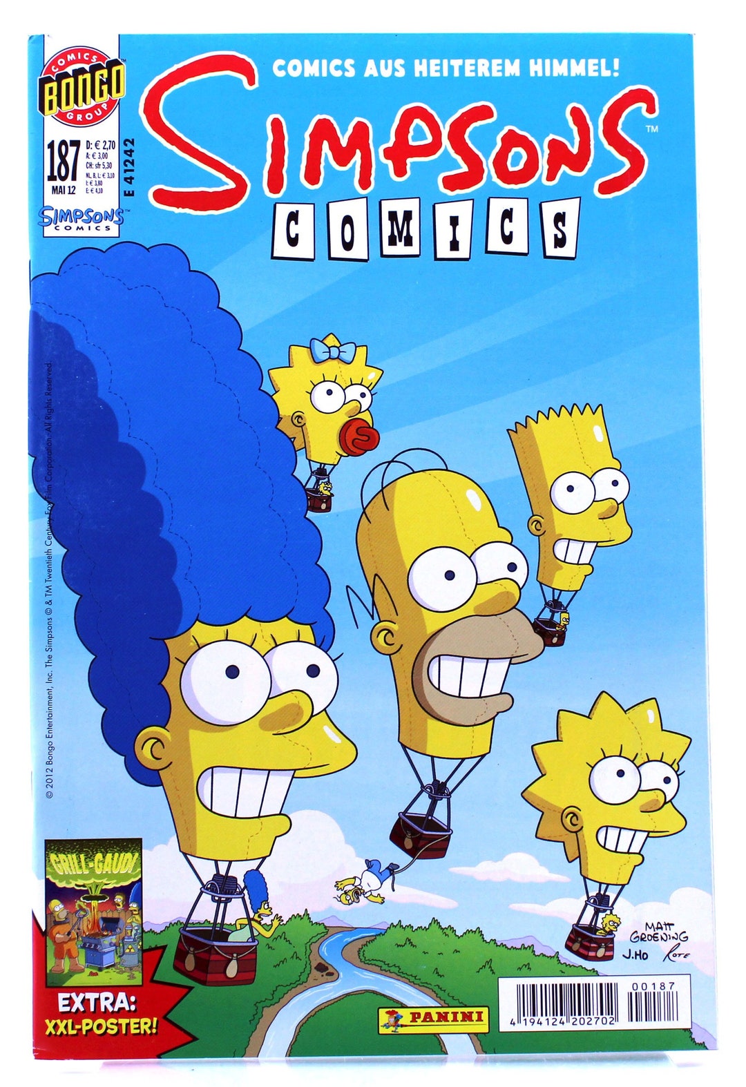 Simpsons Comics No. 187 With XXL Poster - Etsy UK