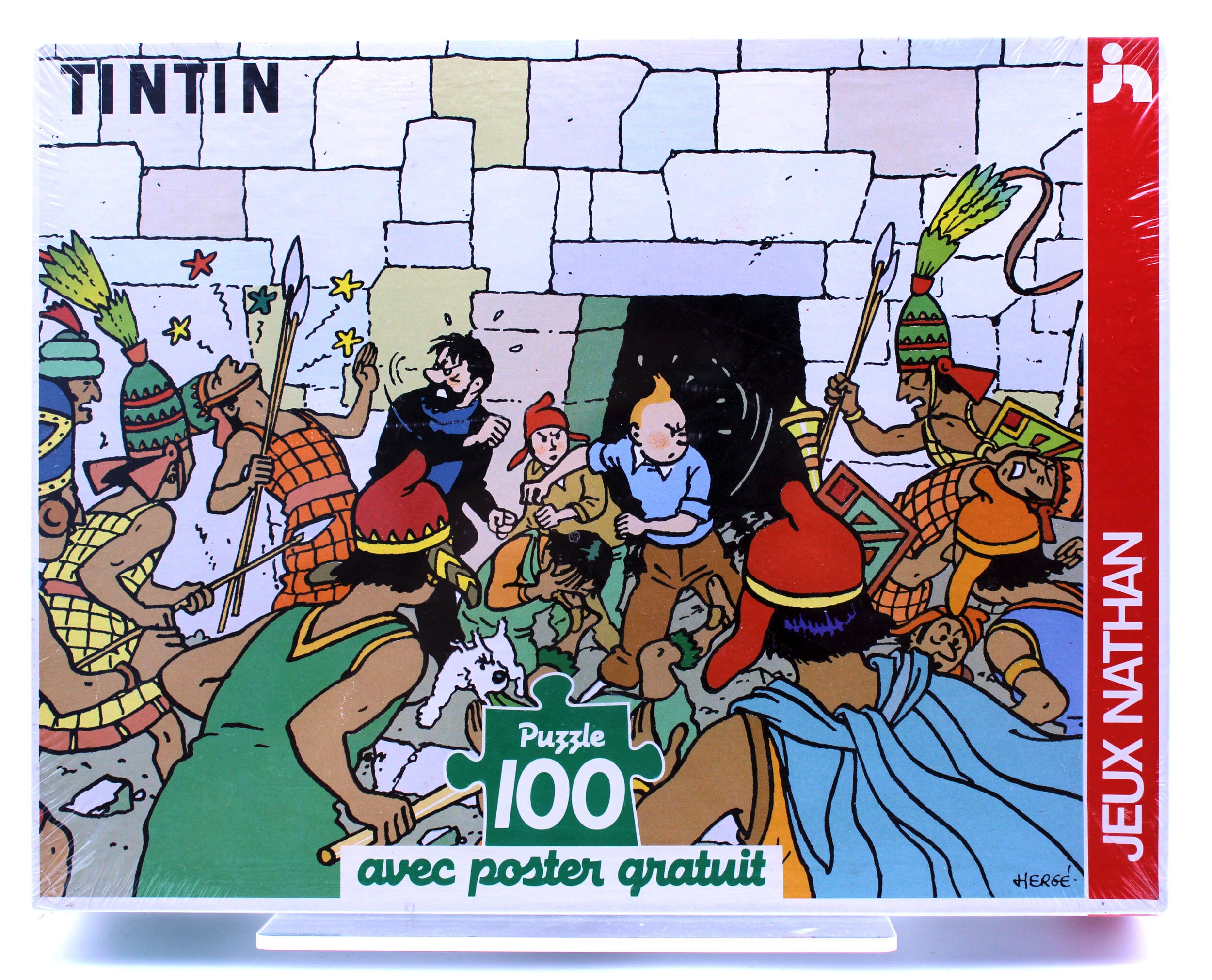 Nappe Collector Tintin Grand Format 1,45m – Le Temple Du Soleil – Hergé/Moulinsart 1996