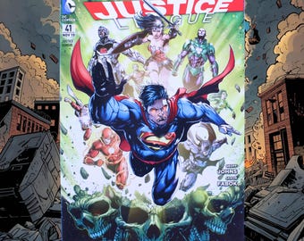 Justice League Comic (the New52) #41: The Amazo Virus Finale