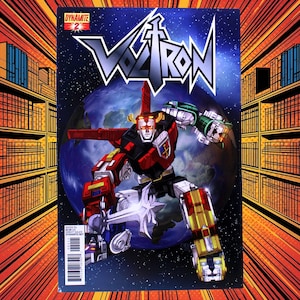 Voltron US Comic #2 autorstwa Dynamite (okładka B)