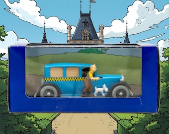 Tintin - Checker Taxi model car - scale 1:43