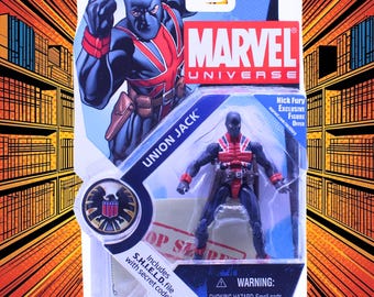 Marvel Universe 3.75 Inch Action Figure Union Jack from Hasbro