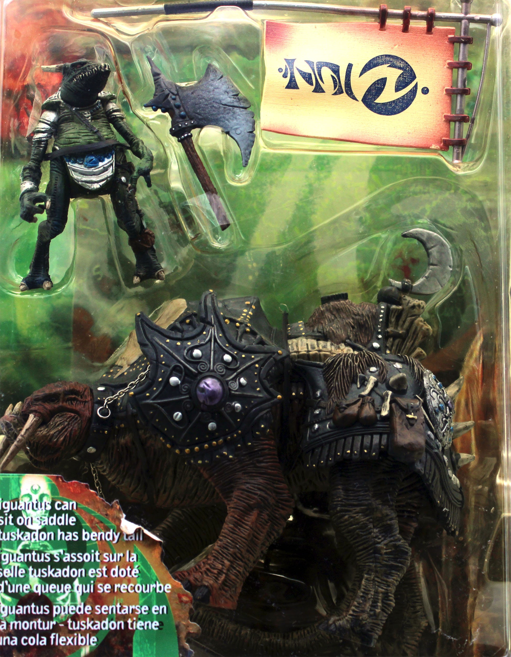 スポーン iguantus and tuskadon　マクファーレン KK220 McFarlane\u0027s Spawn - Series 14 (Dark Ages) - Iguantus \u0026 Tuskadon