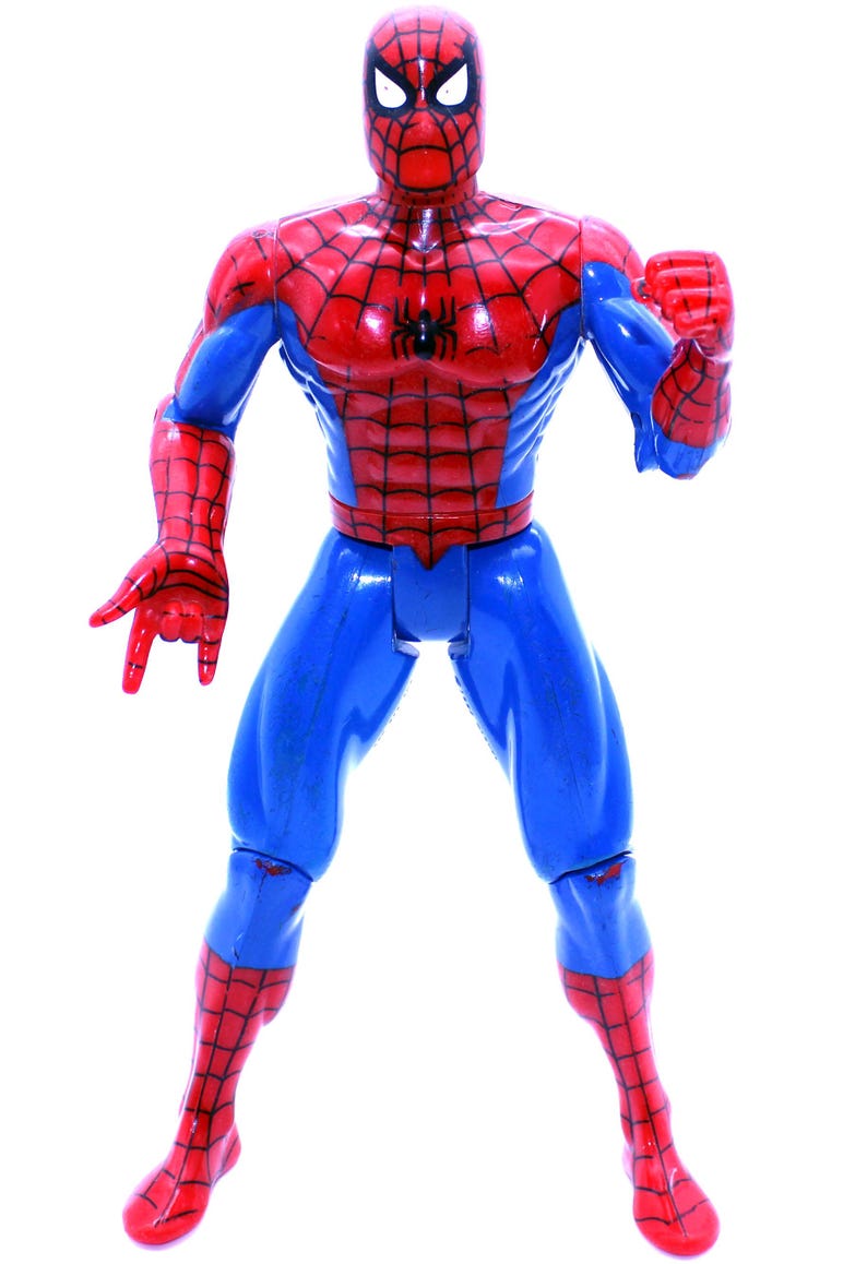 Spider-Man The New Animated Series Action Figure Deluxe Edition 10 Inch von Toy Biz