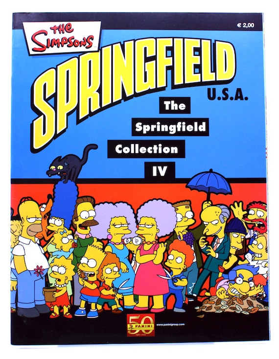 the Simpsons, 'Springfield USA 2001 ポスター キャラクターグッズ the Simpsons, 'Springfield USA 2001 ポスター