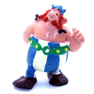 Asterix PVC figure &quot;Obelix&quot; strolling by Bully