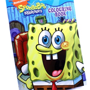 Sponge Bob Coloring Book - Etsy
