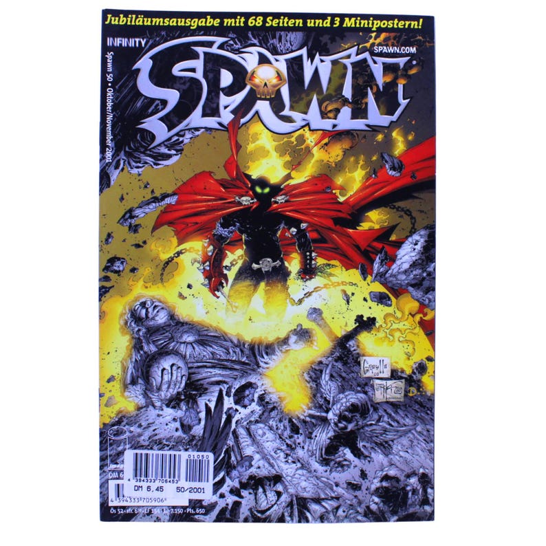 Cst Spawn Spawn Comic No. 50 (anniversary Issue) by Infinity - Etsy