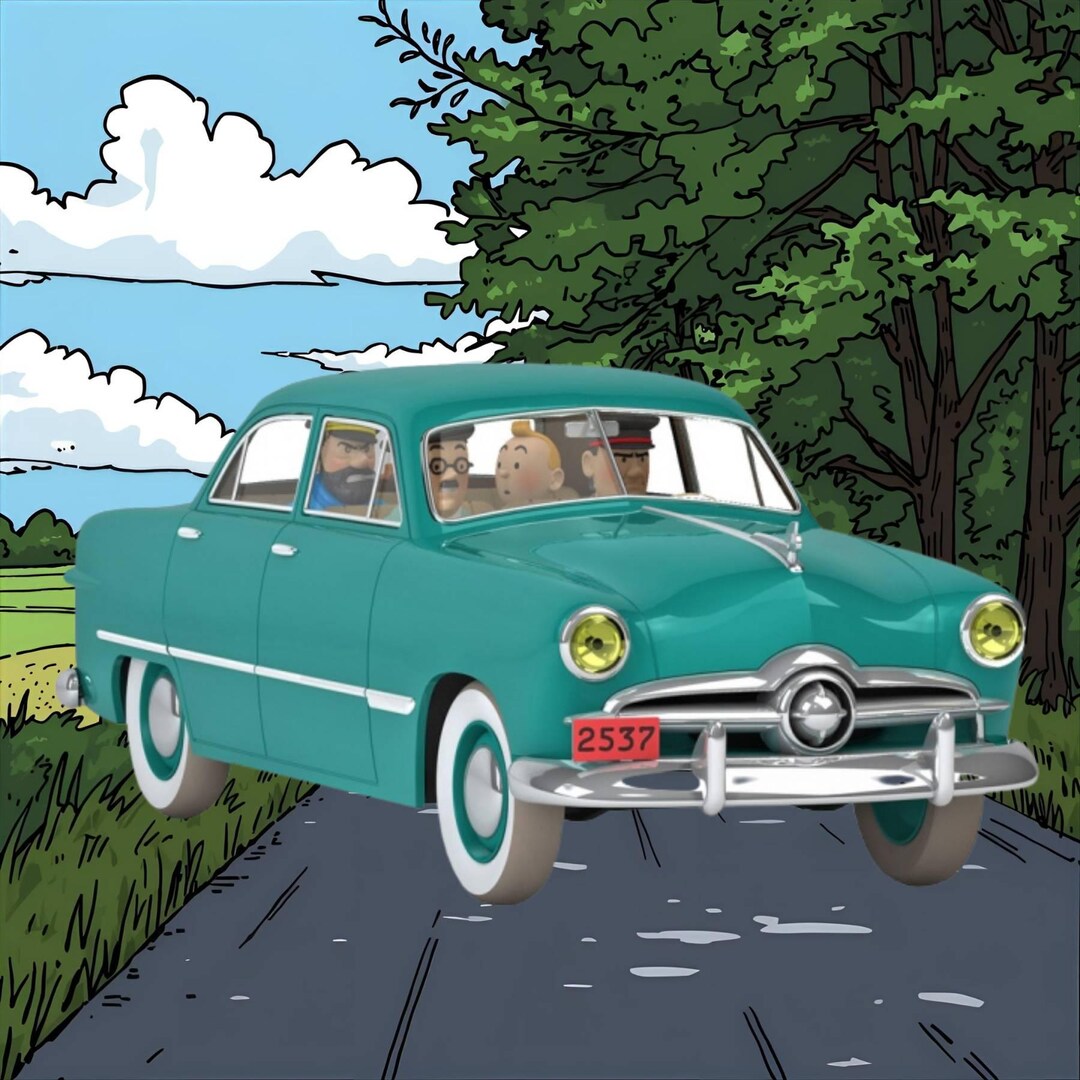 Troc Echange Voiture de tintin la n° 40  LA CUSTOM DE SBRODJ  sur