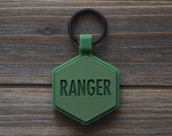 Forest Green Dog ID Tag | Silicone Dog Tag | Silent Dog Tag | Durable Pet ID Tag | Pet Name Tag | Dog Collar Tag | Engraved Silicone Pet Tag