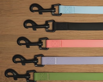 Waterproof Adjustable Length Dog Leash | Rubber TPU Strap  | Durable Pet Lead | Stink Proof | Outdoors Dog Gear | Accessories for dogs