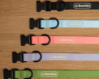 Waterproof Dog Collar | Rubber TPU Dog Collar  | Durable Pet Collar | Stink Proof | Outdoors Dog Gear | Accessories for dogs