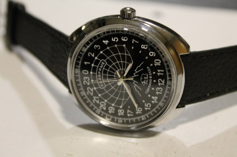 Soviétique Raketa 24H POLAR Montre mécanique montre vintage unique URSS Militaire image 8