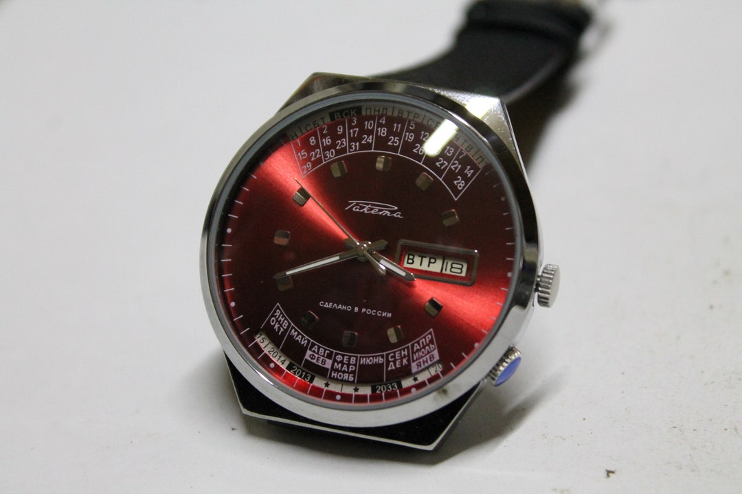 RAKETA Perpetual Calendar-nos-russia - Etsy