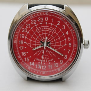 Soviétique Raketa 24H POLAR Montre mécanique montre vintage unique URSS Militaire image 4