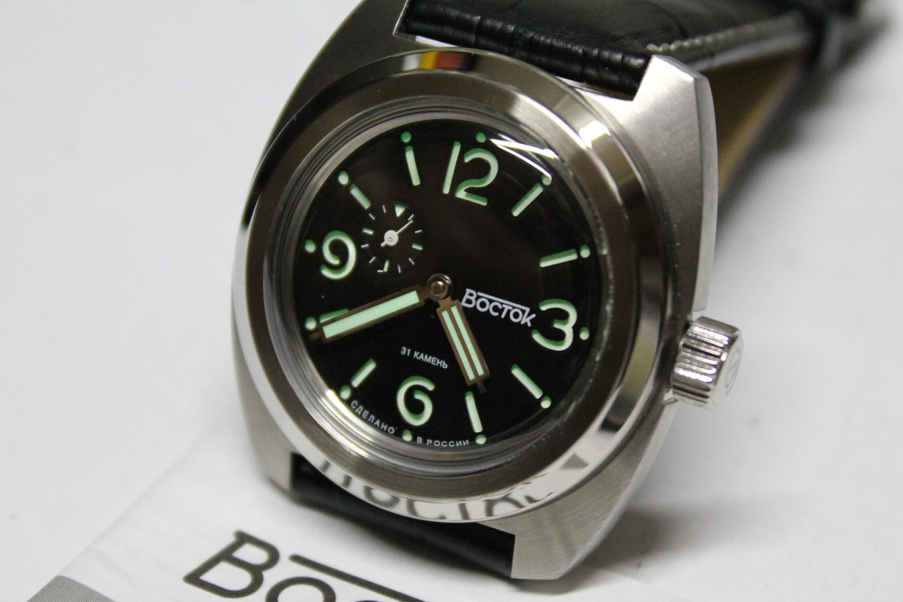 VOSTOK AMPHIBIAN Sandwich-military- Automat 20atm-170964-soviet