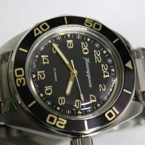 Vostok 24H Komandirskie K03-Automatic-Military Diver Watch-Soviet Russian -030599 image 5