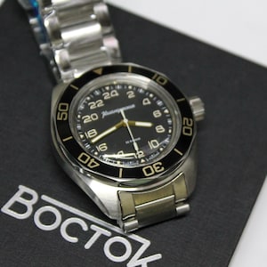 Vostok 24H Komandirskie K03-Automatic-Military Diver Watch-Soviet Russian -030599 image 9
