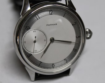 MOLNIJA-Vintage- Soviet CLASSIC- watch-NOS