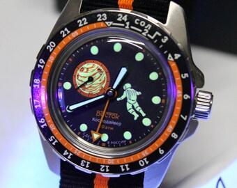 VOSTOK AMFIBIAN COSMODIVER Automatic 24h-model 2431.12/14090b