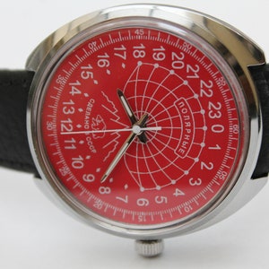 Soviétique Raketa 24H POLAR Montre mécanique montre vintage unique URSS Militaire image 8