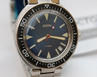 VOSTOK AMPHIBIAN NEPTUN 780446 Automatic 20atm-Russian Watch