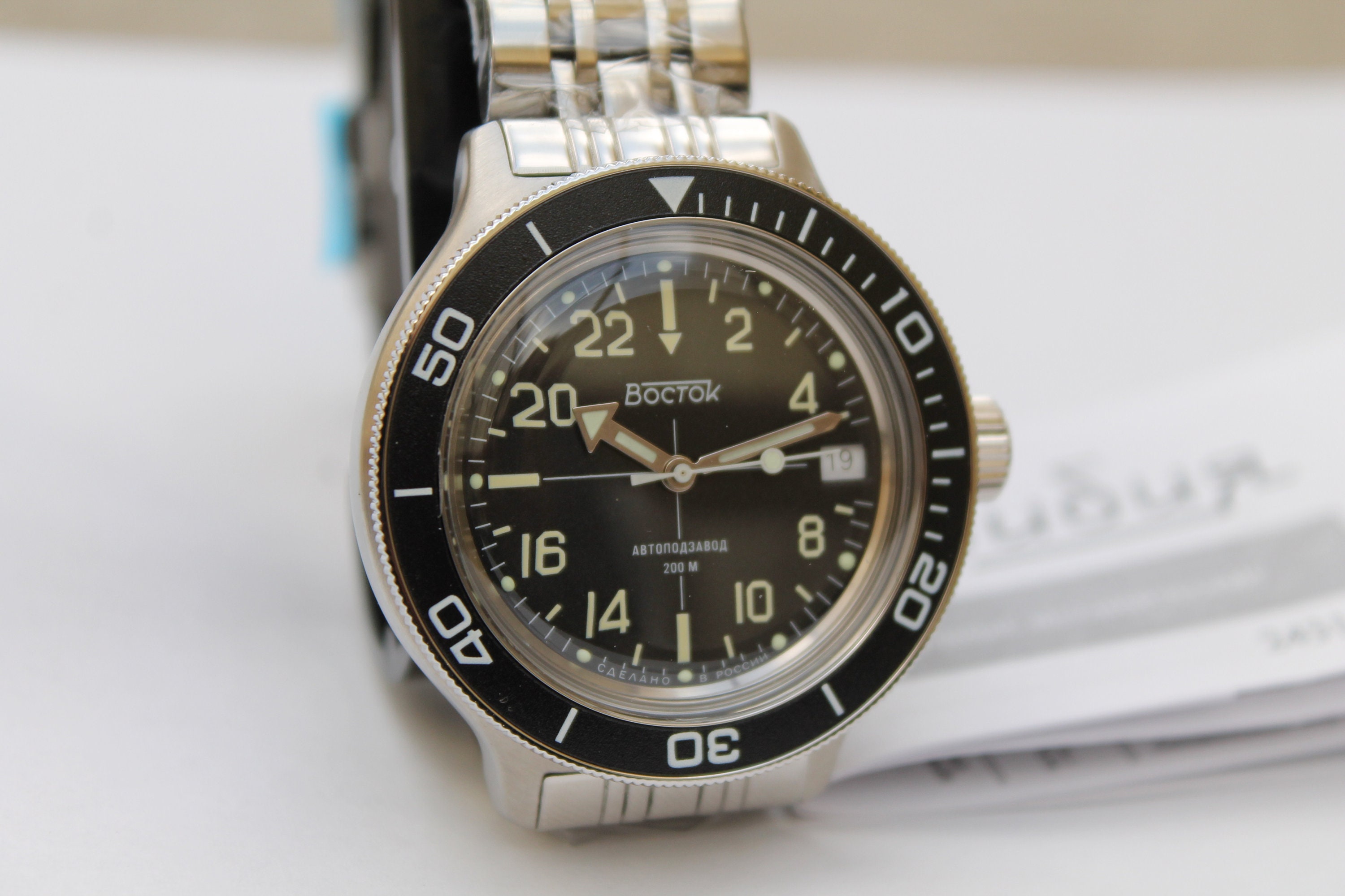 Orologi Vostok Amphibia Red sea 2416/040690 per comprare. foto, specifiche, descrizione