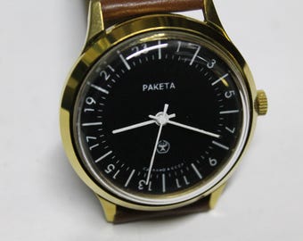 Soviétique Raketa 24H - Montre mécanique - montre vintage unique URSS - Militaire